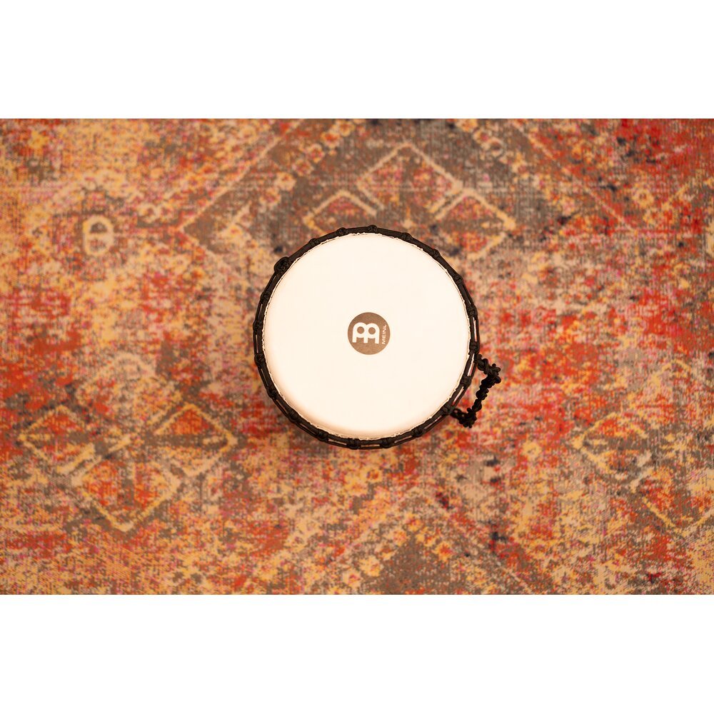 Meinl Rope-tuned Travel Djembe with Synthetic Head - 12" x 24" - Pharaoh's Script - Image 7