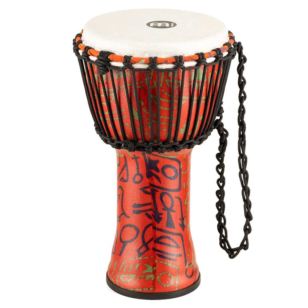 Meinl Rope-tuned Travel Djembe with Synthetic Head - 8" - Pharaoh's Script - Image 10
