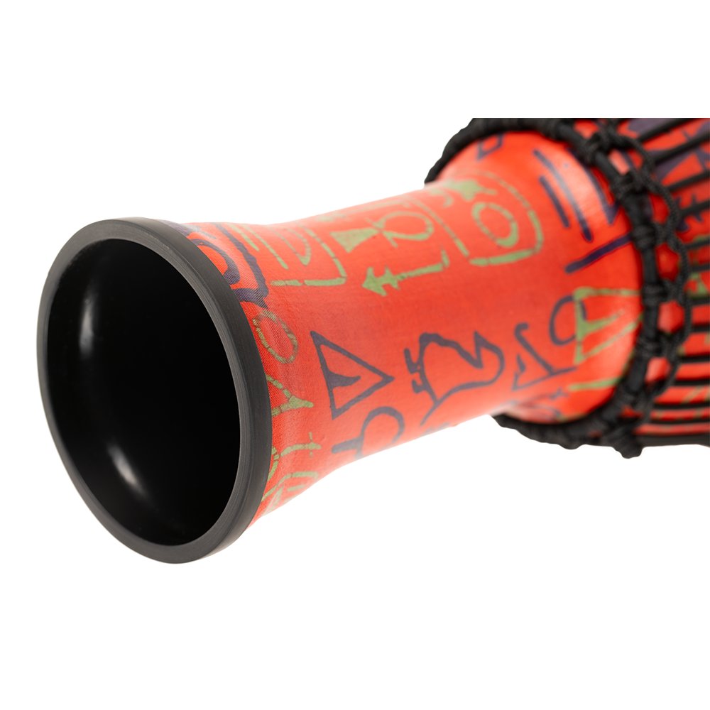 Meinl Rope-tuned Travel Djembe with Synthetic Head - 8" - Pharaoh's Script - Image 4