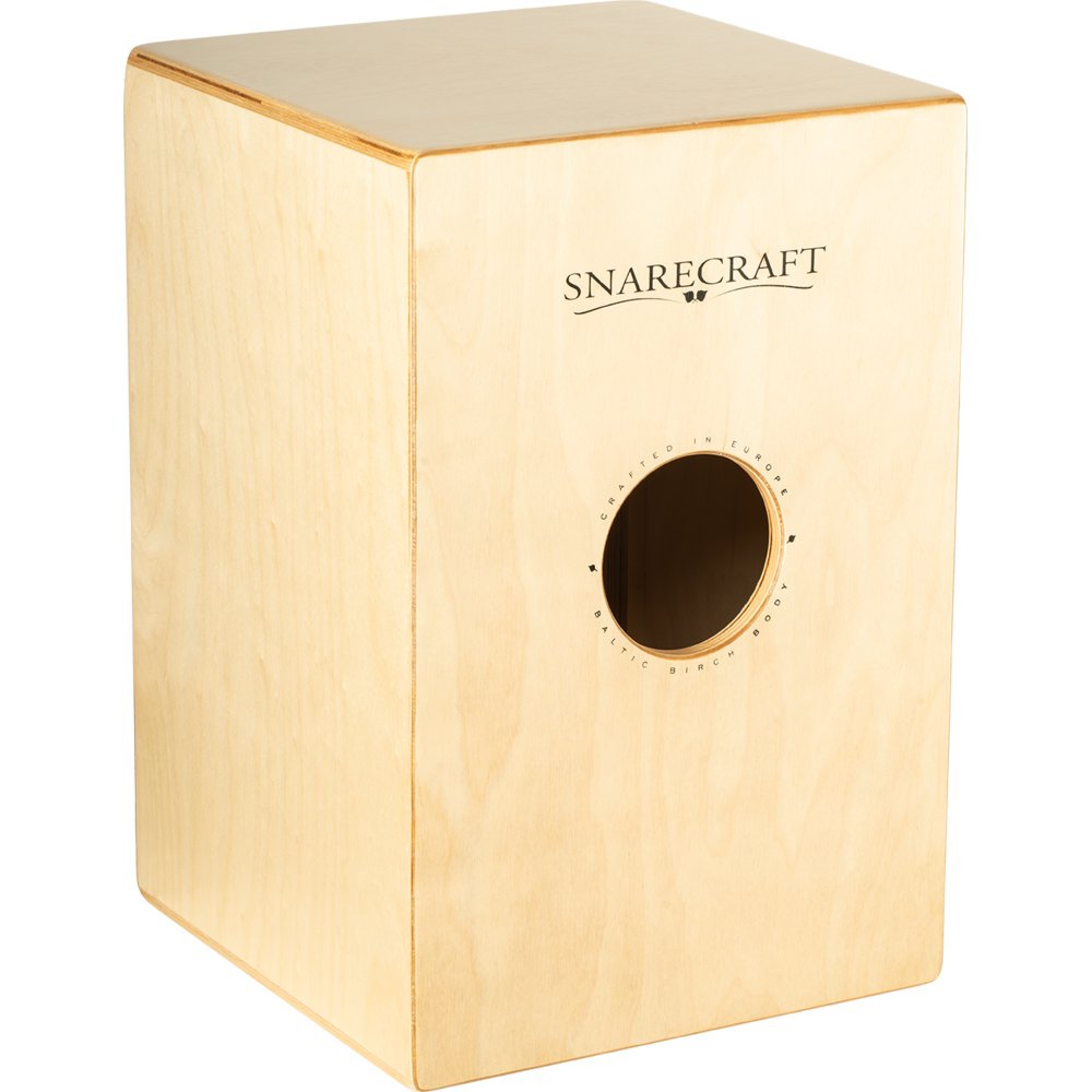 Meinl Snarecraft Baltic Birch Cajon - 18" x 11.75" x 11.75" - Almond Birch Frontplate - Image 1