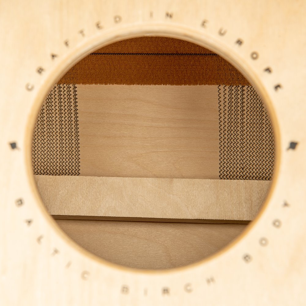 Meinl Snarecraft Baltic Birch Cajon - 19" x 11.75" x 11.75" - Heart Ash Frontplate - Image 10