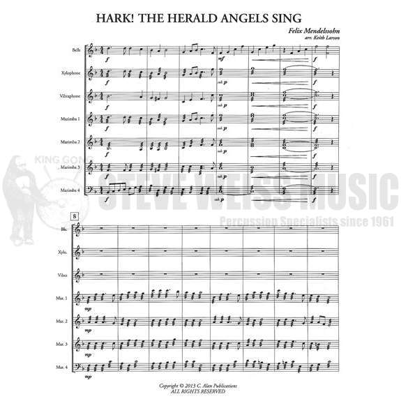 Mendelssohn-Hark! The Herald Angels Sing arr. Larson (SP) -B/V/X/4M