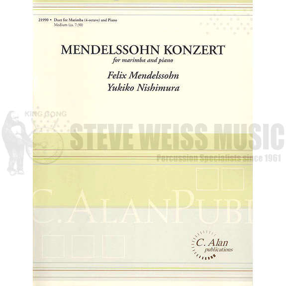 Mendelssohn-Mendelssohn Konzert arr. Nishimura (SP)-M/PN