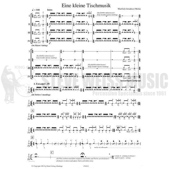 Menke-Eine Kleine Tischmusik(S)
