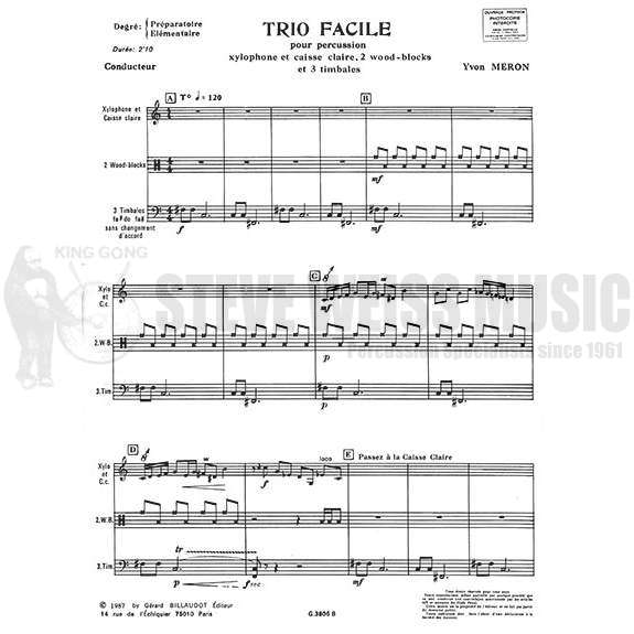 Meron-Trio Facile-X/P/3T