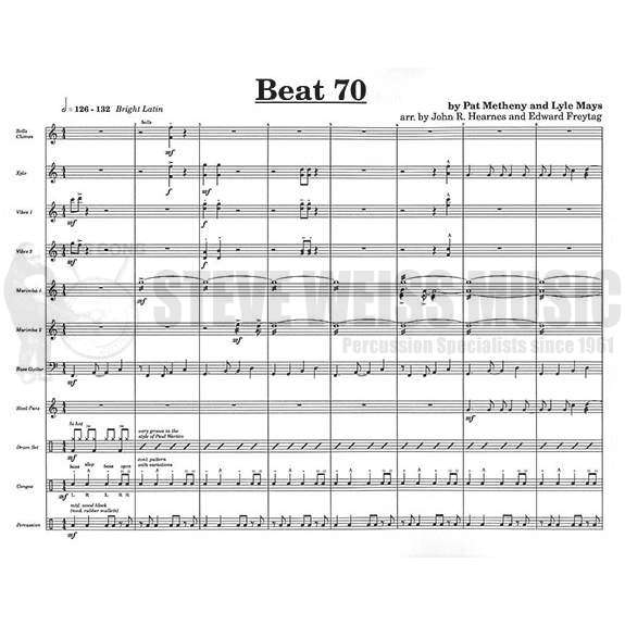 Metheny/Mays-Beat 70 arr. Hearnes/Freytag (SP)-B/2V/C/X/2M/DS/P/BG