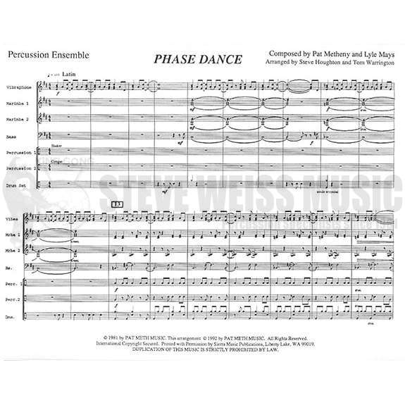 Metheny-Phase Dance(SP)-arr. Houghton and Warrington