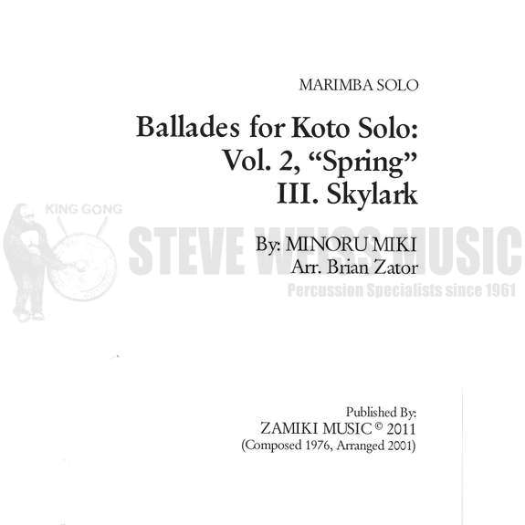 Miki-Skylark arr. Zator-M
