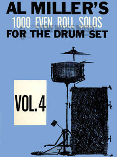 Miller-1,000 Even Roll Solos for Drum Set (Vol 4)