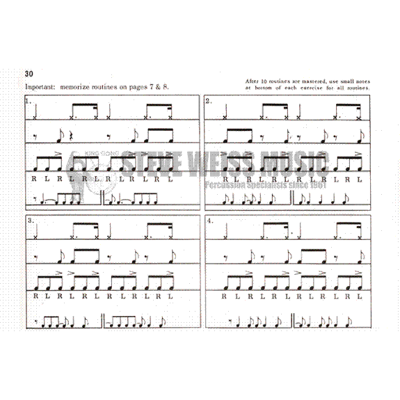 Miller-1,000 Solos for Drum Set (Vol 1) (online audio/video access included)