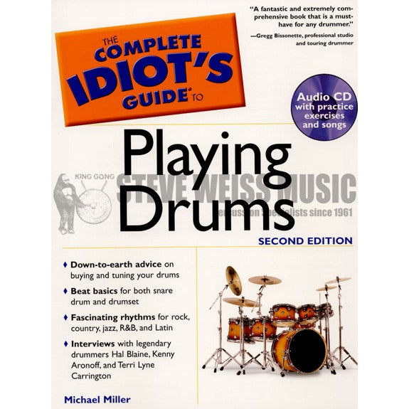 Miller-The Complete Idiot's Guide to Playing Drums-Second  Edition (W/CD)