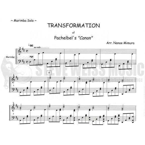 Mimura-Transformation of Pachelbel's Canon-M