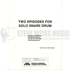 Miranda-Two Episodes for Solo Snare Drum-SD