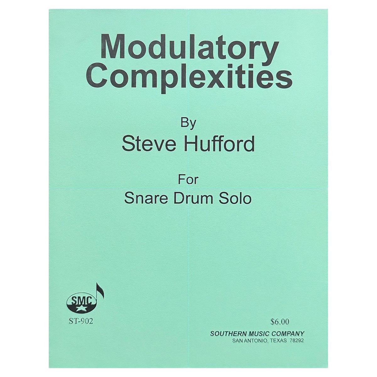 Modulatory Complexities by Steve Hufford Snare Drum Solo Cover Page