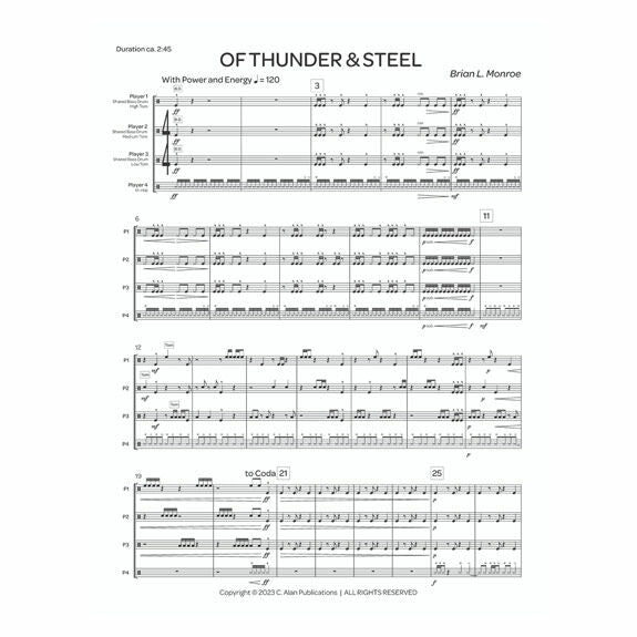 Monroe-Of Thunder and Steel (SP)-P