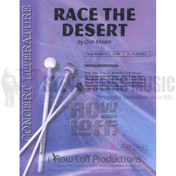 Moore, D.-Race the Desert (SP)-B/V/X/2M/4T/P