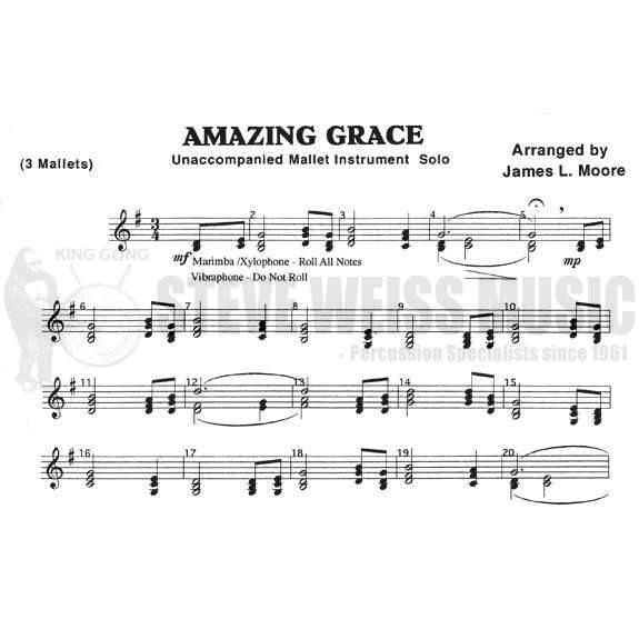 Moore, J. (arr.)-Amazing Grace-M