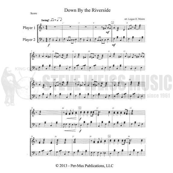 Moore, L. (arr.)-Down By the Riverside (SP)-2 mall. inst.