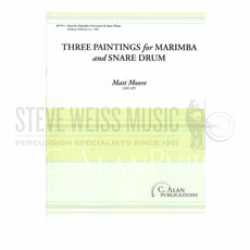 Moore, M.-Three Paintings for Marimba and Snare Drum (SP)-M/SD