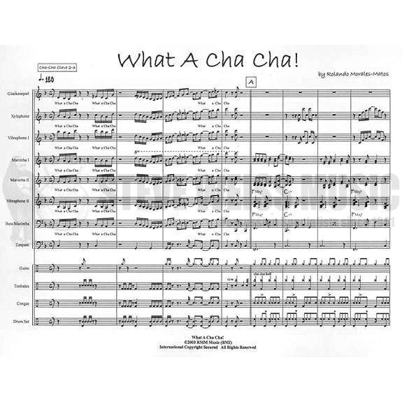 Morales-Matos-What a Cha-cha! (SP)-B/2V/X/2M/BM/4T/DS/P