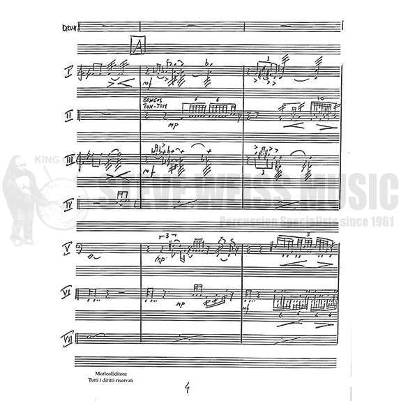 Morleo-Mucha Concert per Batteria ed Ensemble di Percussi oni (SP)-V/X/M/4T/DS/P