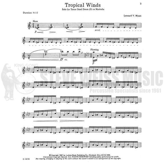 Moses-Tropical Winds-M or Steel Drum