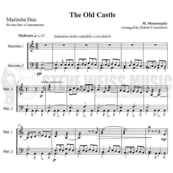 Moussorgsky-Old Castle, The arr. Conselatore (SP)-2M