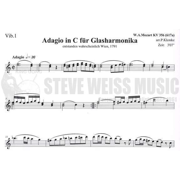 Mozart-Adagio in C arr. Klemke (SP)-1-2 V