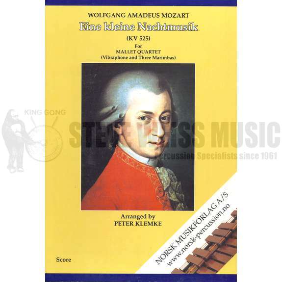Mozart-Eine Kleine Nachtmusik arr. Klemke (SCORE)-V/3M