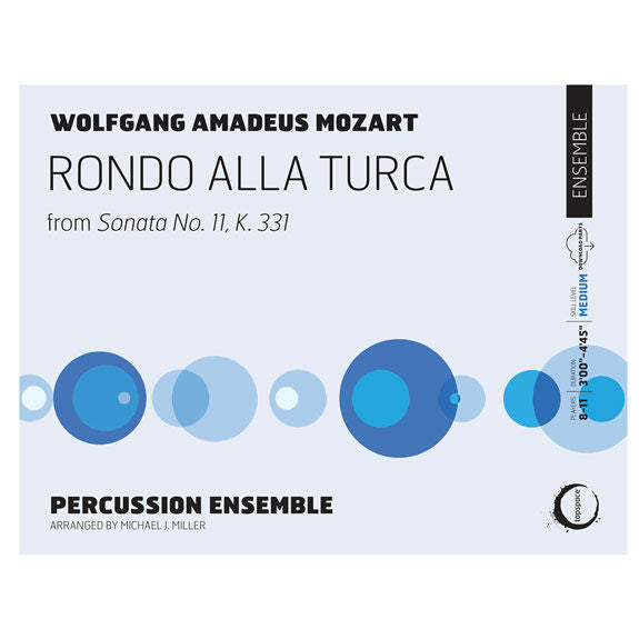 Mozart-Rondo Alla Turca arr. Miller (SP)-B/V/X/M/4T/P/opt. BG/opt. PN