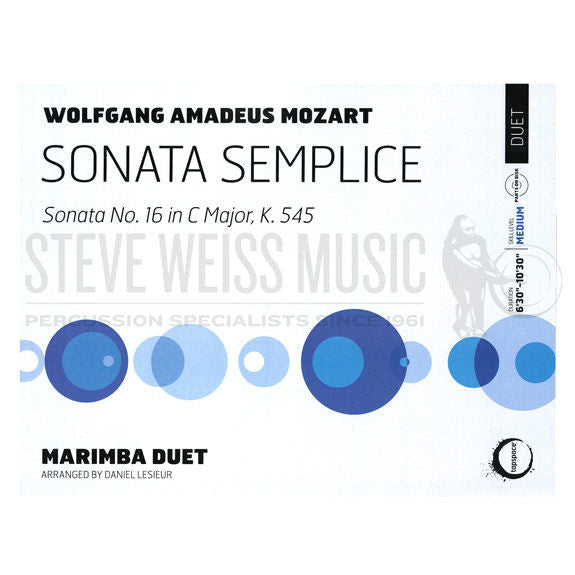 Mozart-Sonata Semplice Arranged By Lesieur (SP)-2M