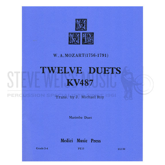 Mozart-Twelve Duets KV 487 arr. Roy (S-n2)-2M