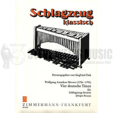 Mozart-Vier Deutsche Tanze (SP)-Braun-B/X/V/M/P/2T