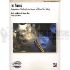 Mraz-I'm Yours arr. Moore (SP)-Steel drs./DS/opt. BG