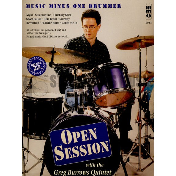 Music Minus One-Open Session with the Greg Burrows Quintet (CD)