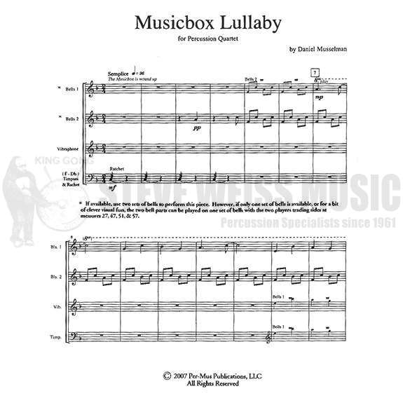 Musselman-Musicbox Lullaby (SP)-2B/V/2T