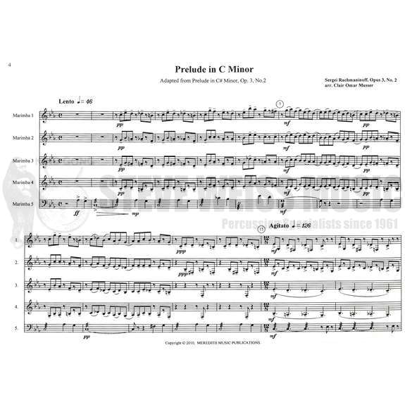 Musser-Music of Musser's International Marimba Symphony Orchestra Volume 2 (ed. Rapp) (SP)-3-5M