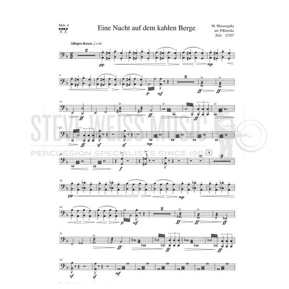 Mussorgsky-Night On Bald Mountain arr. Klemke (SP)-4M