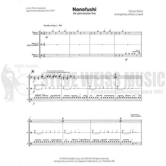 Naito-Nanafushi arr. Crowell (SP)-P