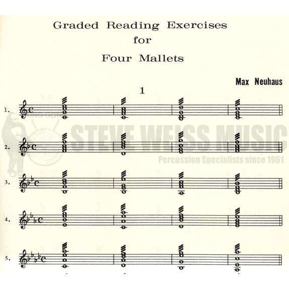 Neuhaus-Graded Reading for Four Mallets