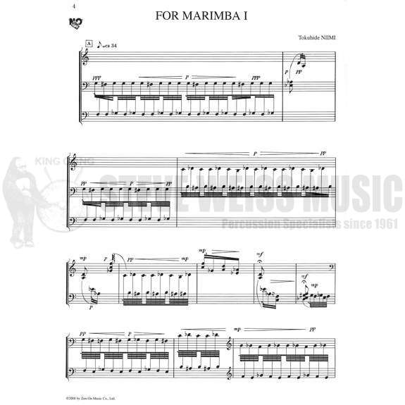 Niimi-For Marimba I and II-M