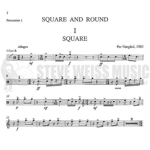 Norgard-Square and Round SET OF PARTS-2V/Cro./tuned go