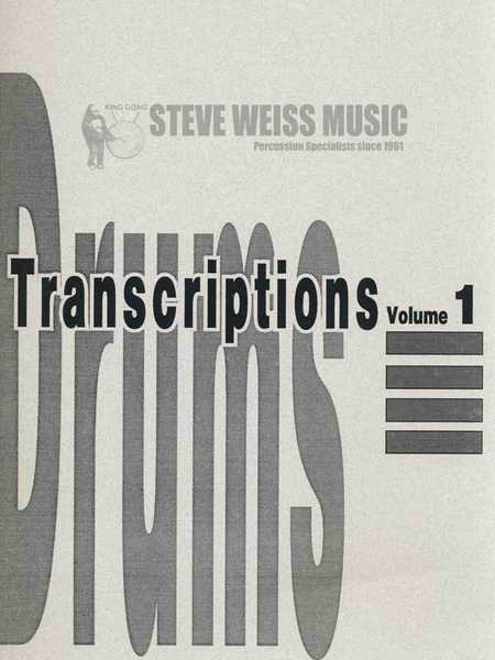 North Texas Percussion-Drum Transcriptions Vol. 1