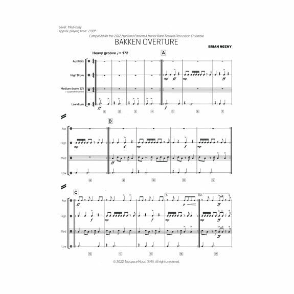 Nozny-Bakken Overture (SP)-P