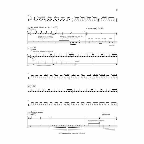 Odland-At the Baggage Claim-Tambourine/Prerecorded track