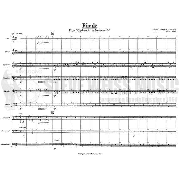 Offenbach-Finale from"Orpheus" arr. Wylie (SP)-B/V/X/M/3T/P