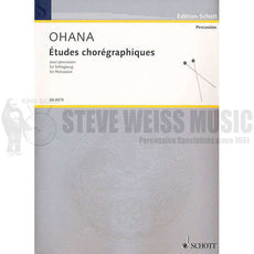 Ohana-Etudes Choregraphiques (4 pl.)-P/X/2V/M/B/C/7 Gongs/Crot