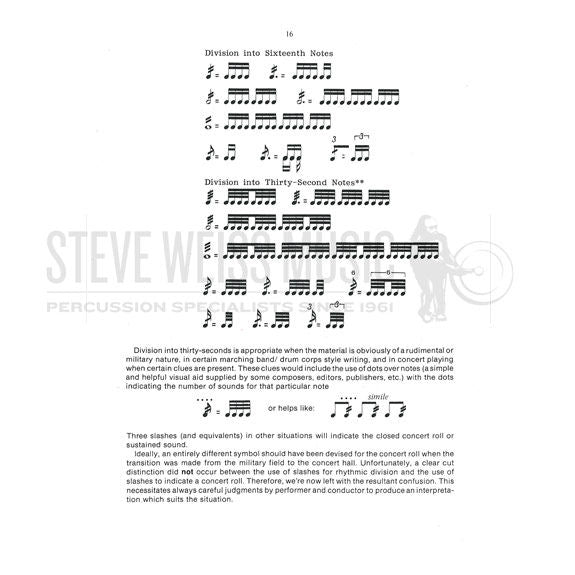 Olmstead-Snare Drum Roll and Rudiment Interpretation