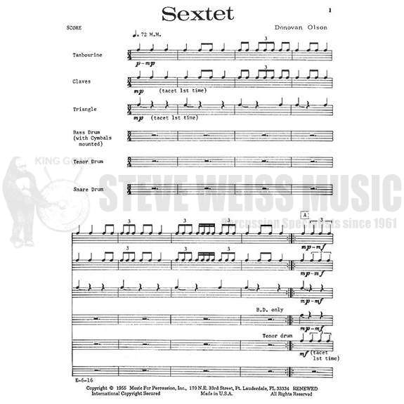 Olson-Sextet (SP)-P