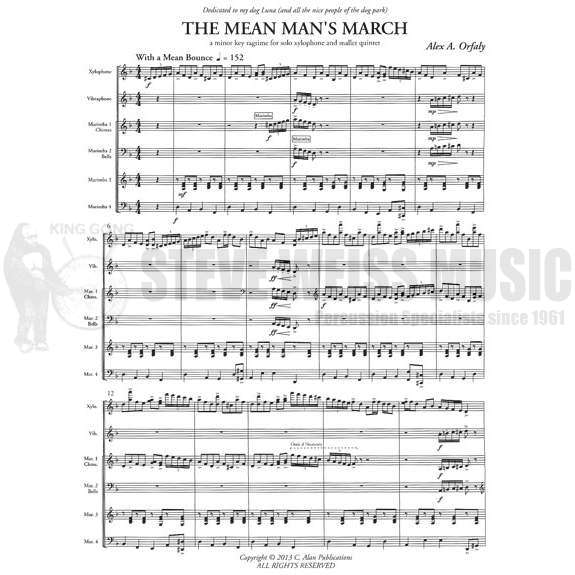 Orfaly-Mean Man's March  (new edition) (SP)-Solo X/V/ 4M/C